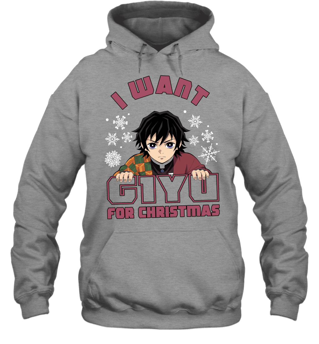 Giyu Tomioka Demon Slayer I Want Giyu For Christmas T-shirt