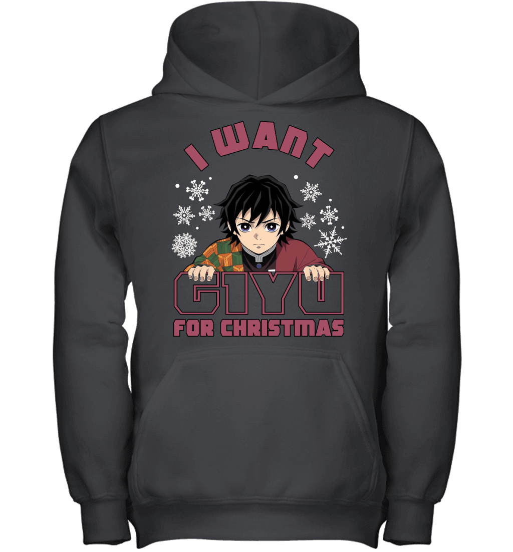 Giyu Tomioka Demon Slayer I Want Giyu For Christmas T-shirt