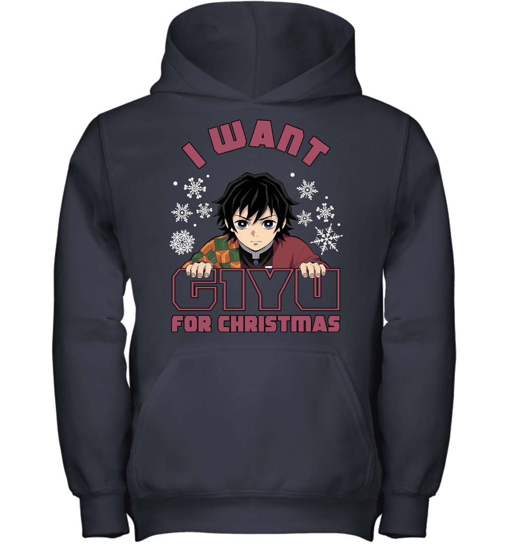 Giyu Tomioka Demon Slayer I Want Giyu For Christmas T-shirt