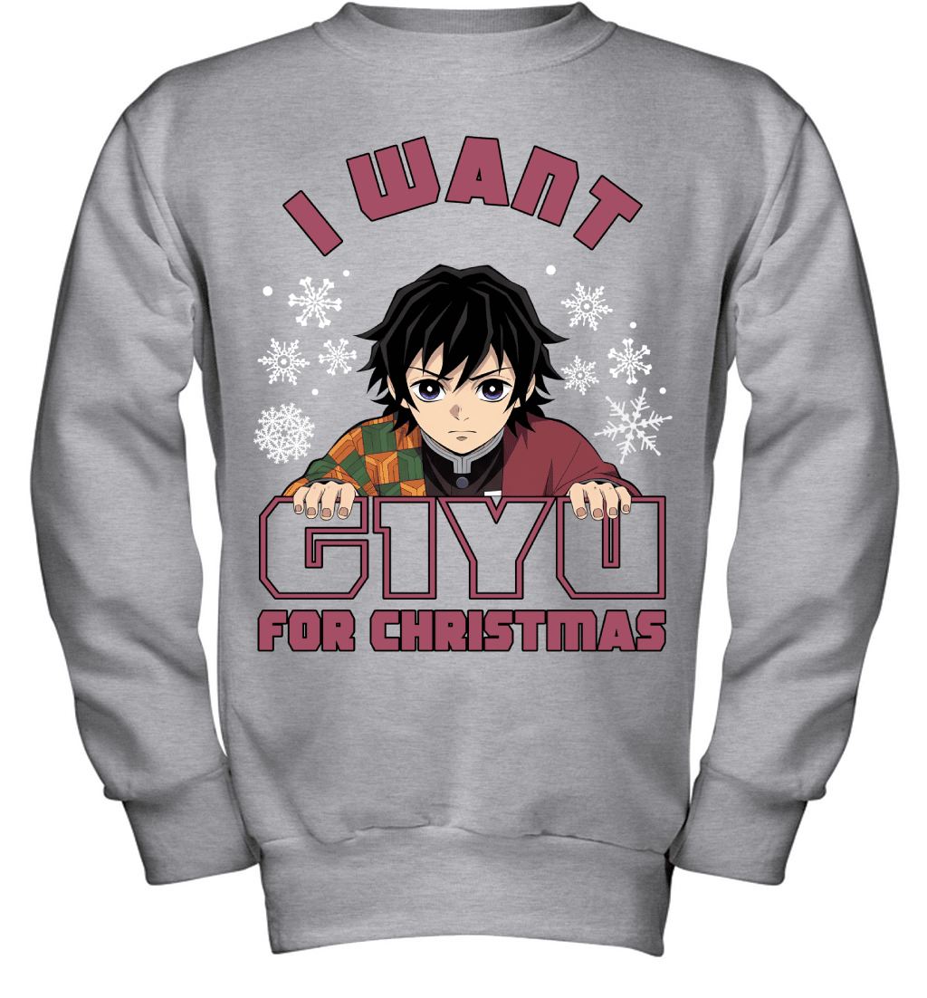 Giyu Tomioka Demon Slayer I Want Giyu For Christmas T-shirt