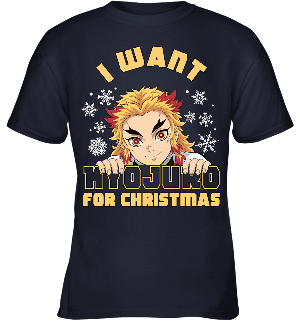 Kyojuro Rengoku Demon Slayer I Want Kyojuro For Christmas T-shirt