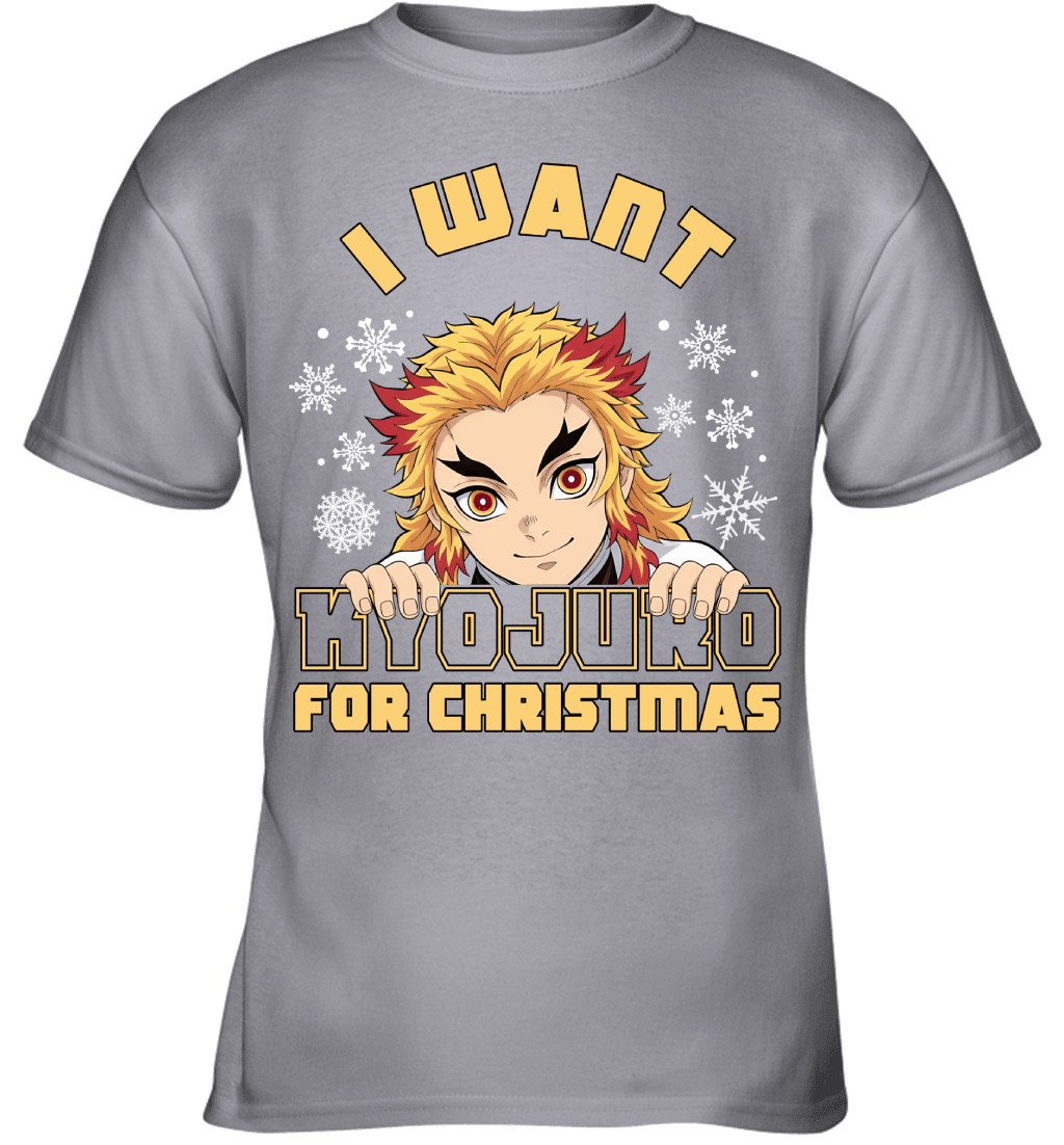 Kyojuro Rengoku Demon Slayer I Want Kyojuro For Christmas T-shirt