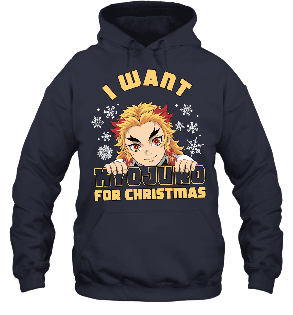 Kyojuro Rengoku Demon Slayer I Want Kyojuro For Christmas T-shirt