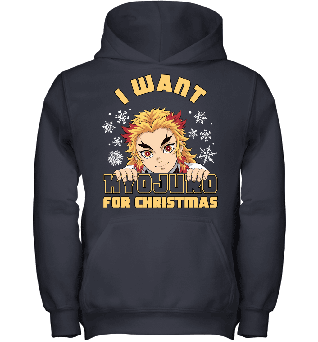 Kyojuro Rengoku Demon Slayer I Want Kyojuro For Christmas T-shirt