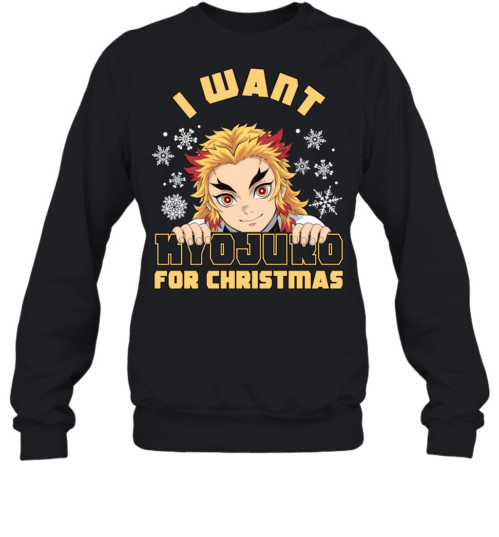 Kyojuro Rengoku Demon Slayer I Want Kyojuro For Christmas T-shirt