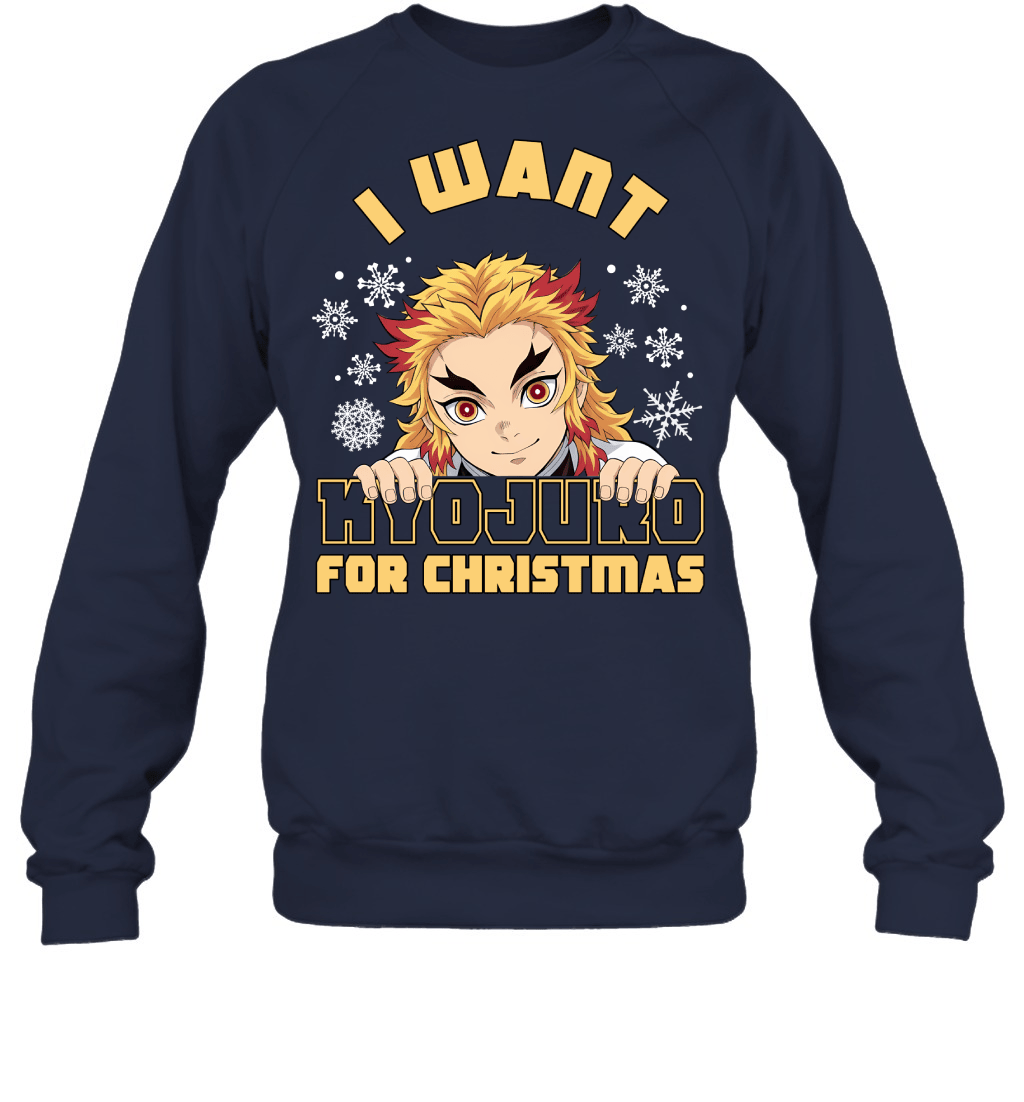 Kyojuro Rengoku Demon Slayer I Want Kyojuro For Christmas T-shirt