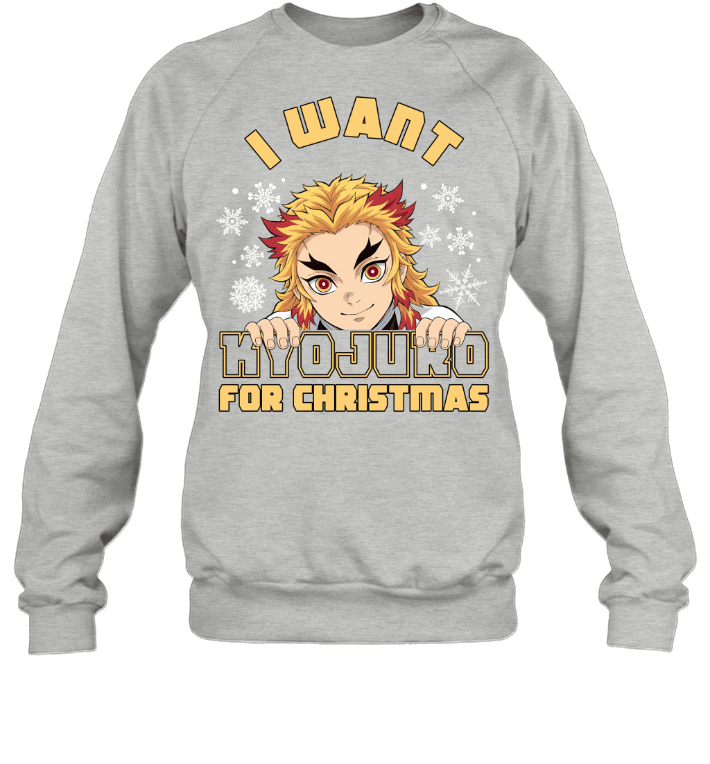 Kyojuro Rengoku Demon Slayer I Want Kyojuro For Christmas T-shirt