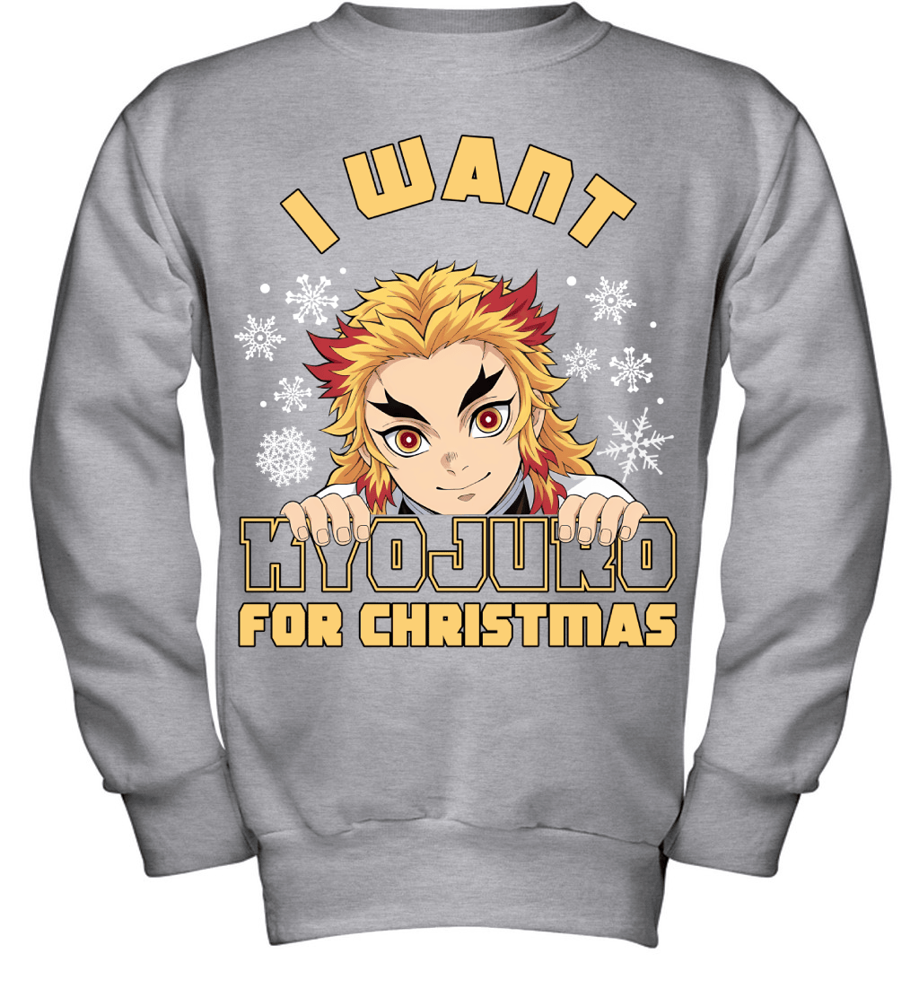 Kyojuro Rengoku Demon Slayer I Want Kyojuro For Christmas T-shirt