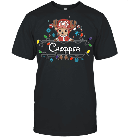 Tony Tony Chopper Christmas Magic Light Up Your Holiday With Style Graphic T-shirt