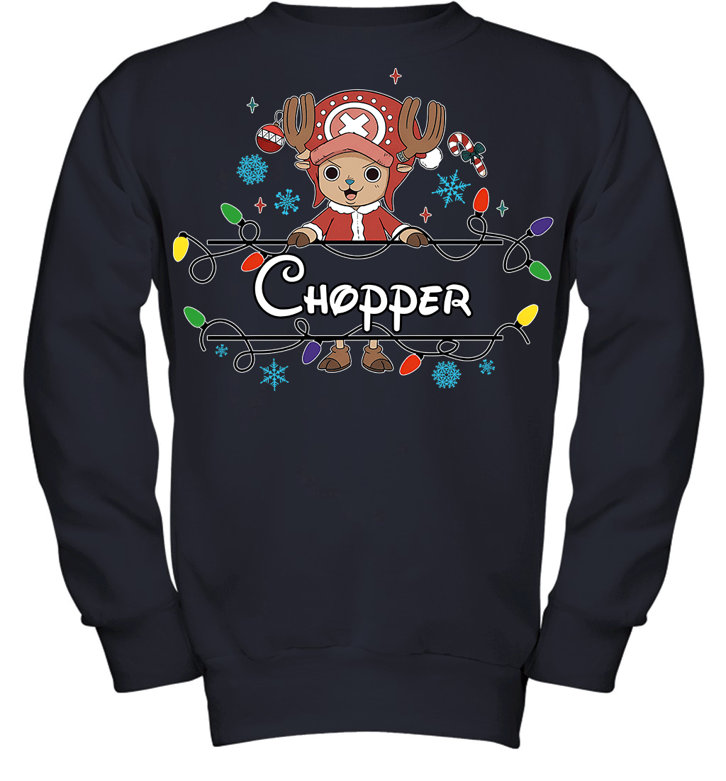 Tony Tony Chopper Christmas Magic Light Up Your Holiday With Style Graphic T-shirt