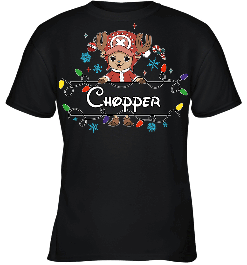 Tony Tony Chopper Christmas Magic Light Up Your Holiday With Style Graphic T-shirt
