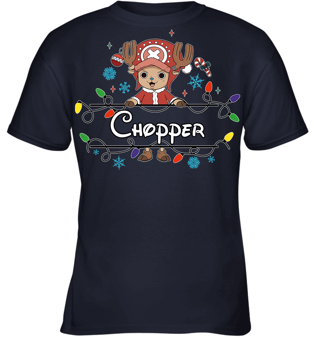 Tony Tony Chopper Christmas Magic Light Up Your Holiday With Style Graphic T-shirt