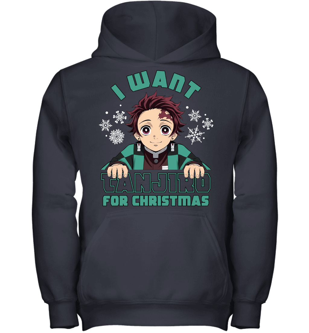 Tanjiro Kamado Demon Slayer I Want Tanjiro For Christmas T-shirt