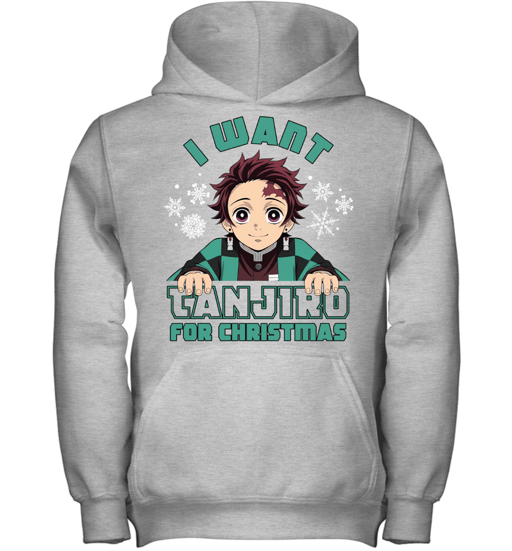 Tanjiro Kamado Demon Slayer I Want Tanjiro For Christmas T-shirt
