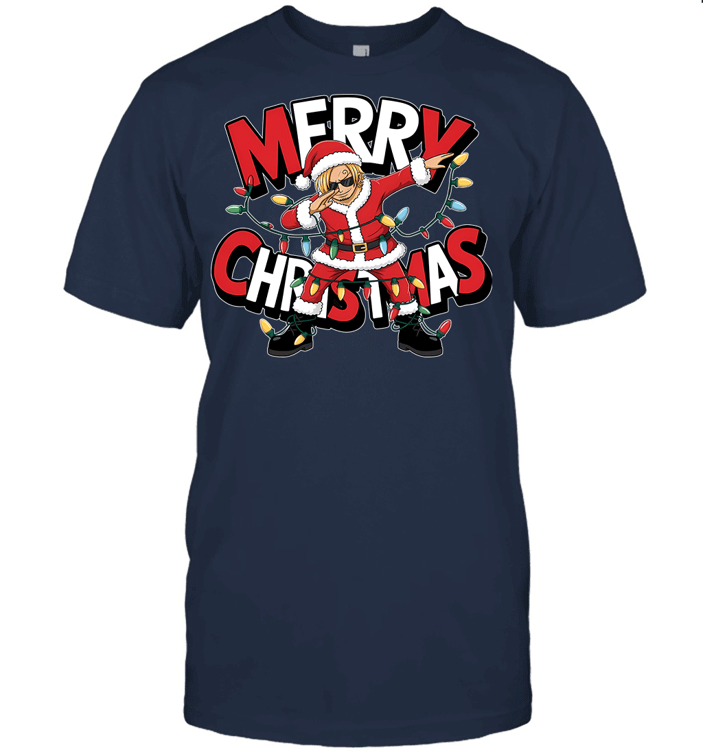 Santa Sanji The Funniest Christmas Hero Graphic T-shirt
