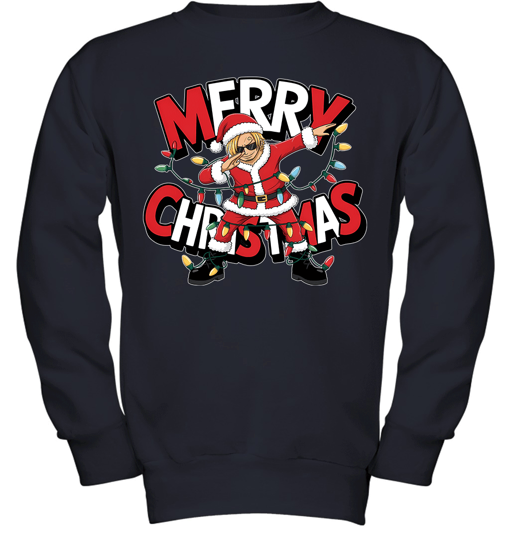 Santa Sanji The Funniest Christmas Hero Graphic T-shirt