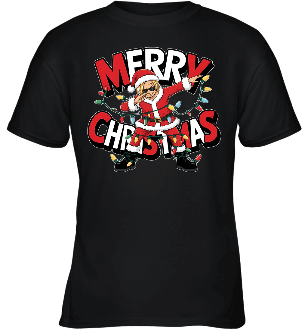 Santa Sanji The Funniest Christmas Hero Graphic T-shirt