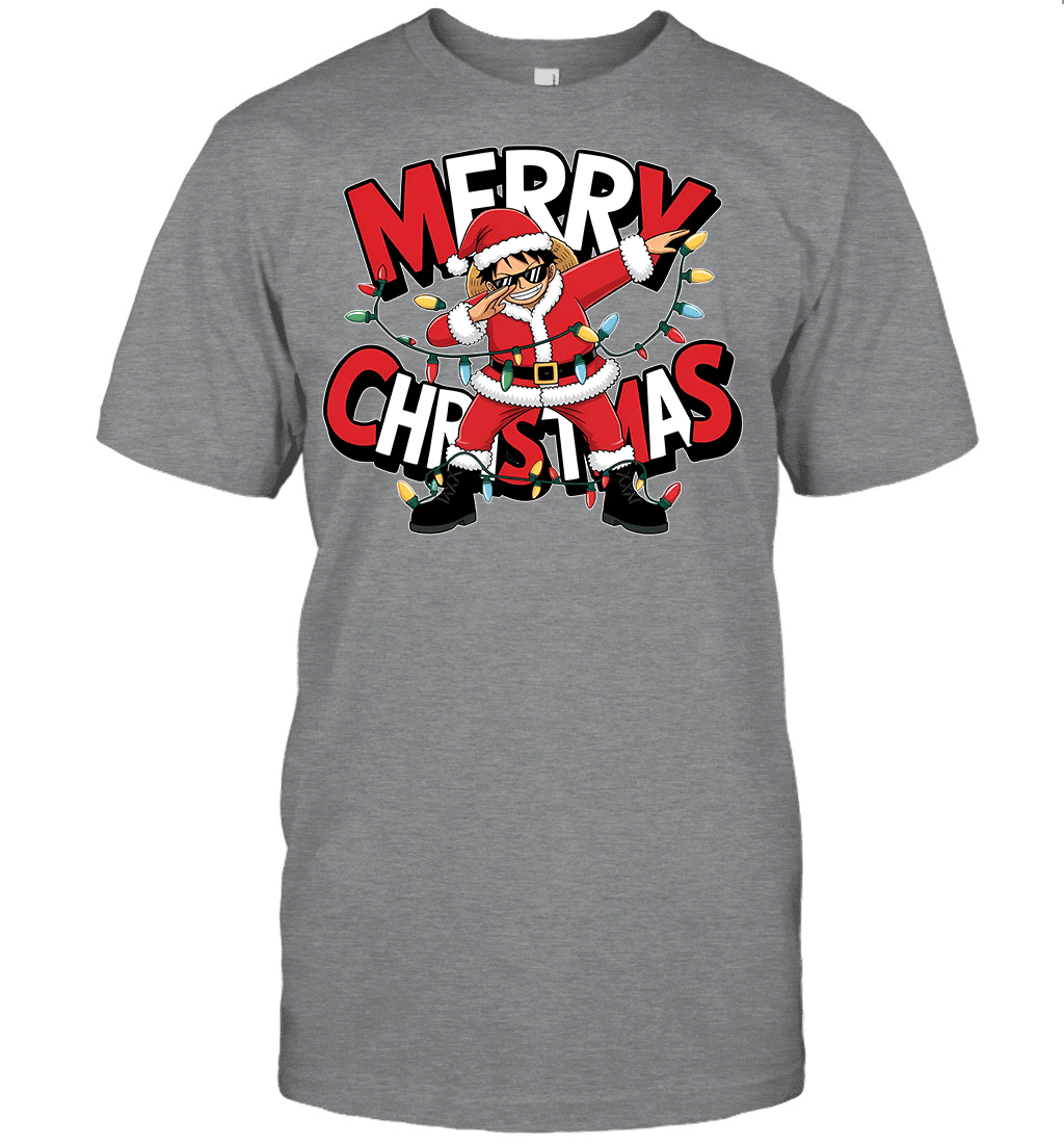 Santa Monkey D. Luffy The Funniest Christmas Hero Graphic T-shirt