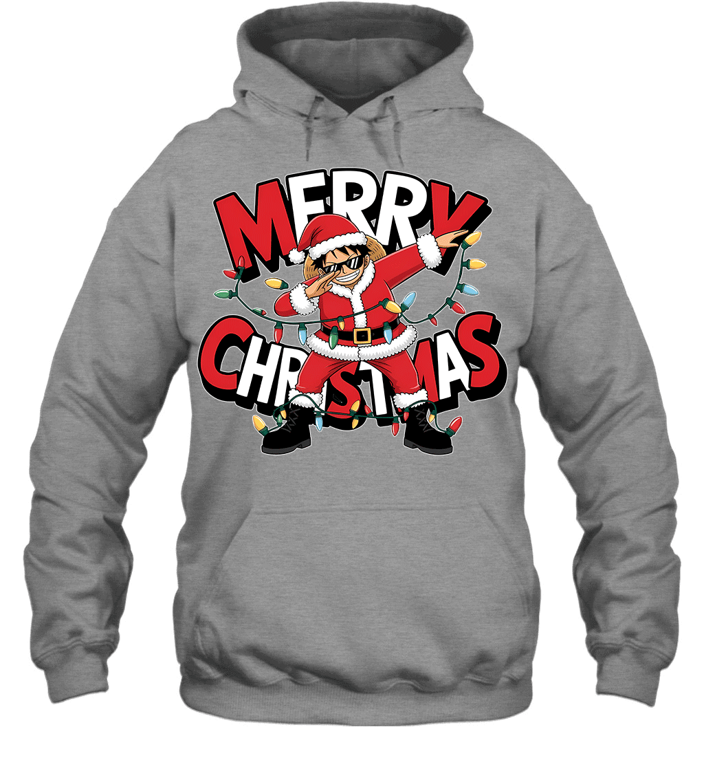 Santa Monkey D. Luffy The Funniest Christmas Hero Graphic T-shirt
