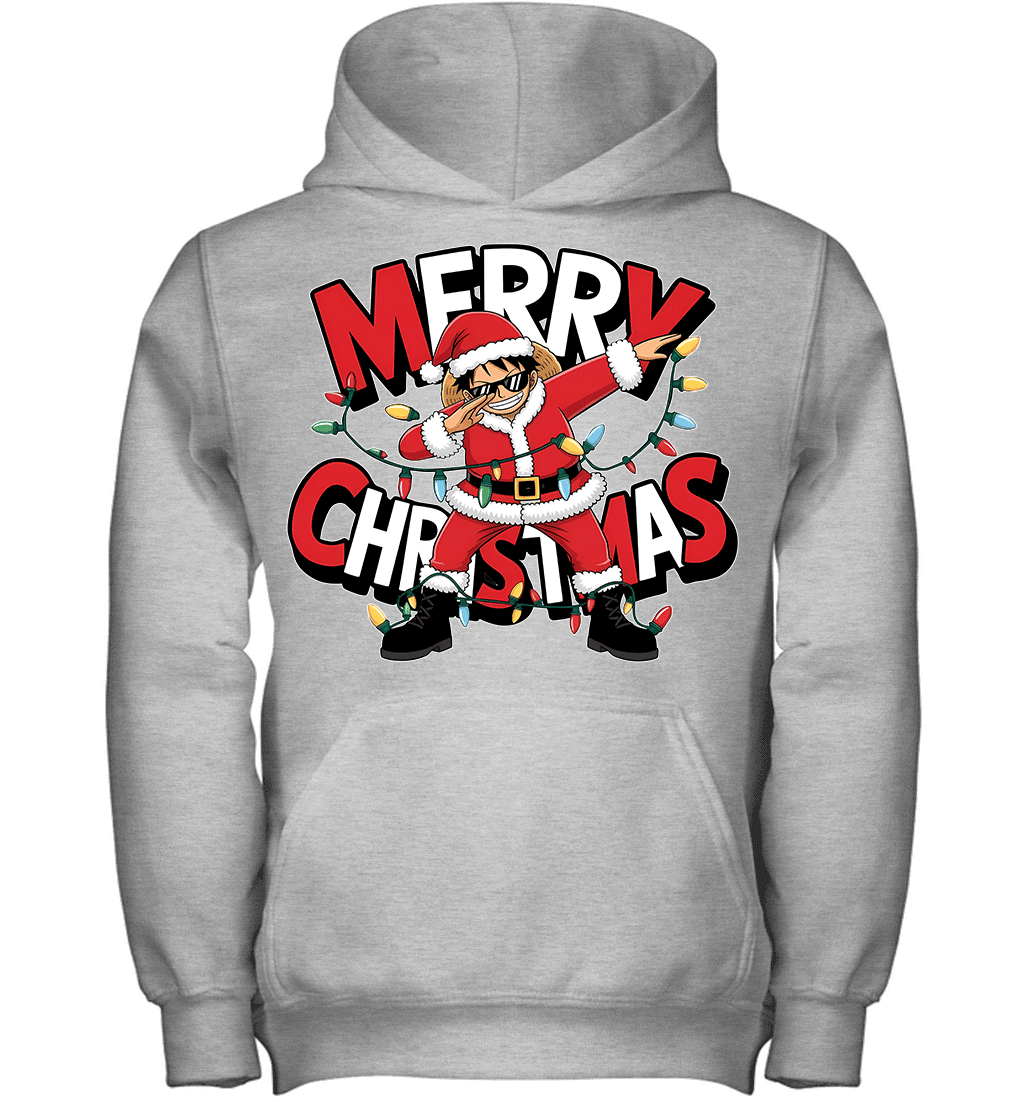 Santa Monkey D. Luffy The Funniest Christmas Hero Graphic T-shirt