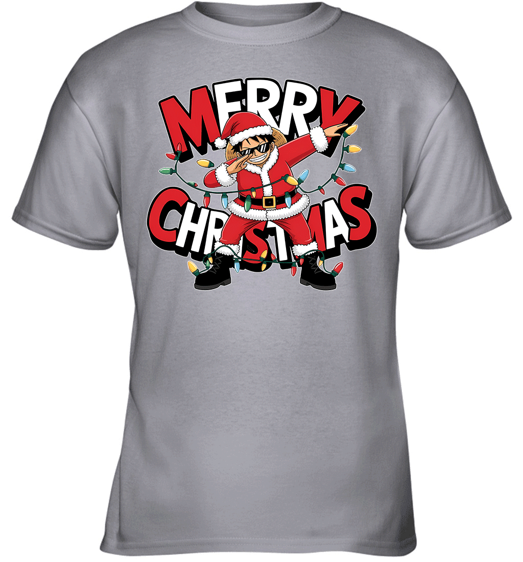 Santa Monkey D. Luffy The Funniest Christmas Hero Graphic T-shirt