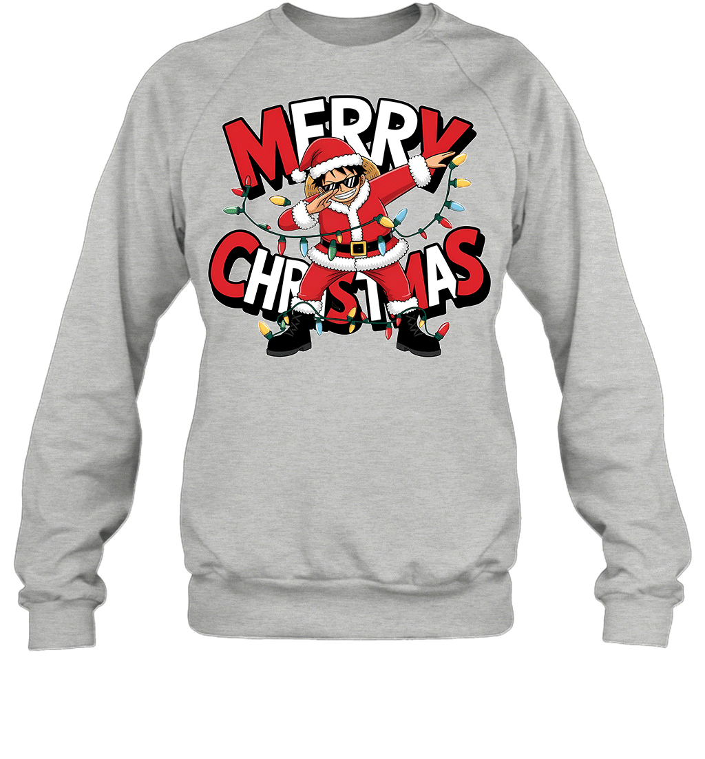 Santa Monkey D. Luffy The Funniest Christmas Hero Graphic T-shirt