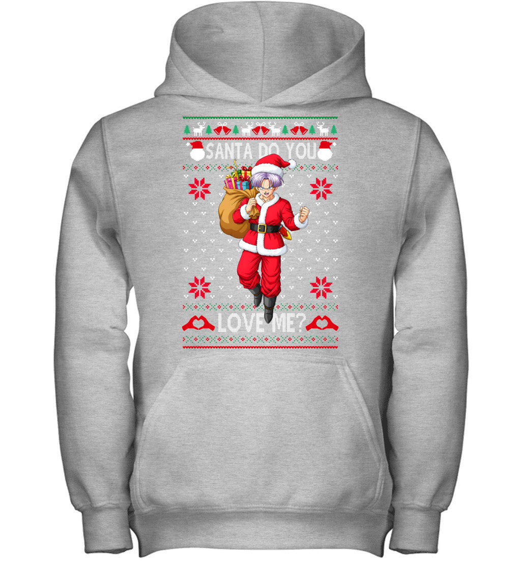 Trunks Dragon Ball Santa Do You Love Me Ugly Christmas T-Shirt