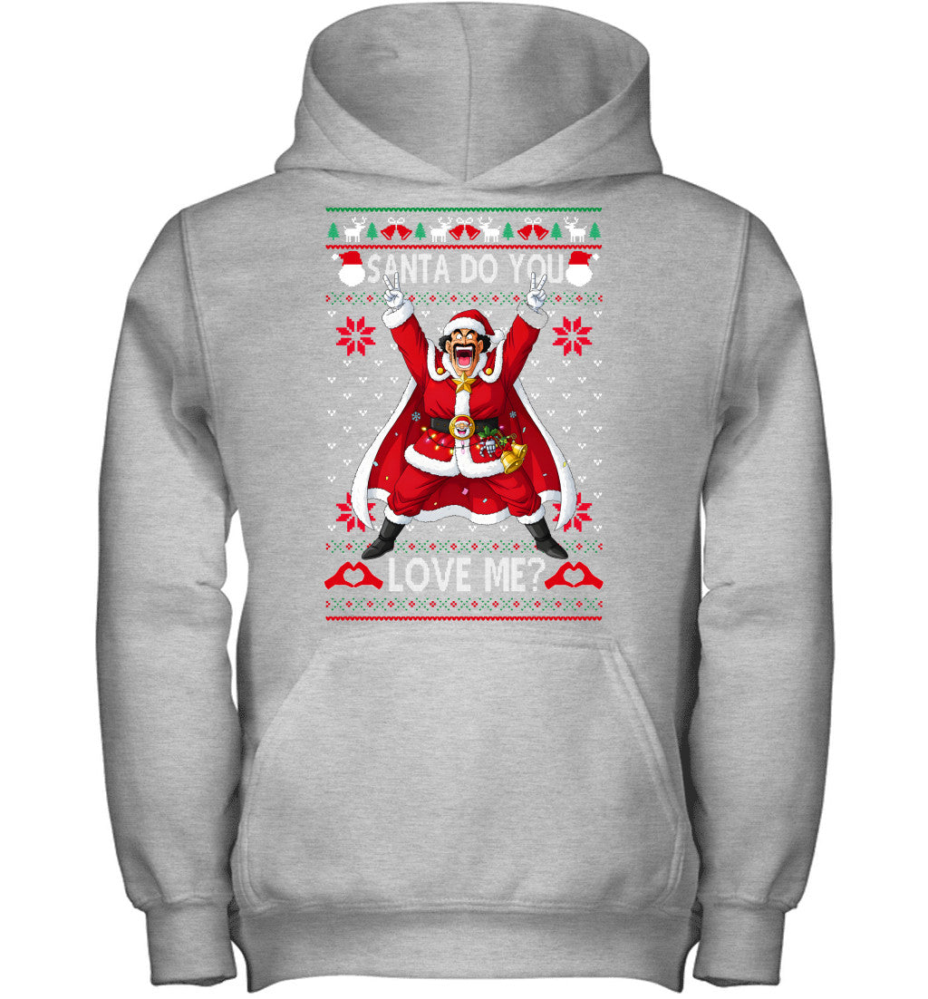 Mr Satan Dragon Ball Santa Do You Love Me Ugly Christmas T-Shirt