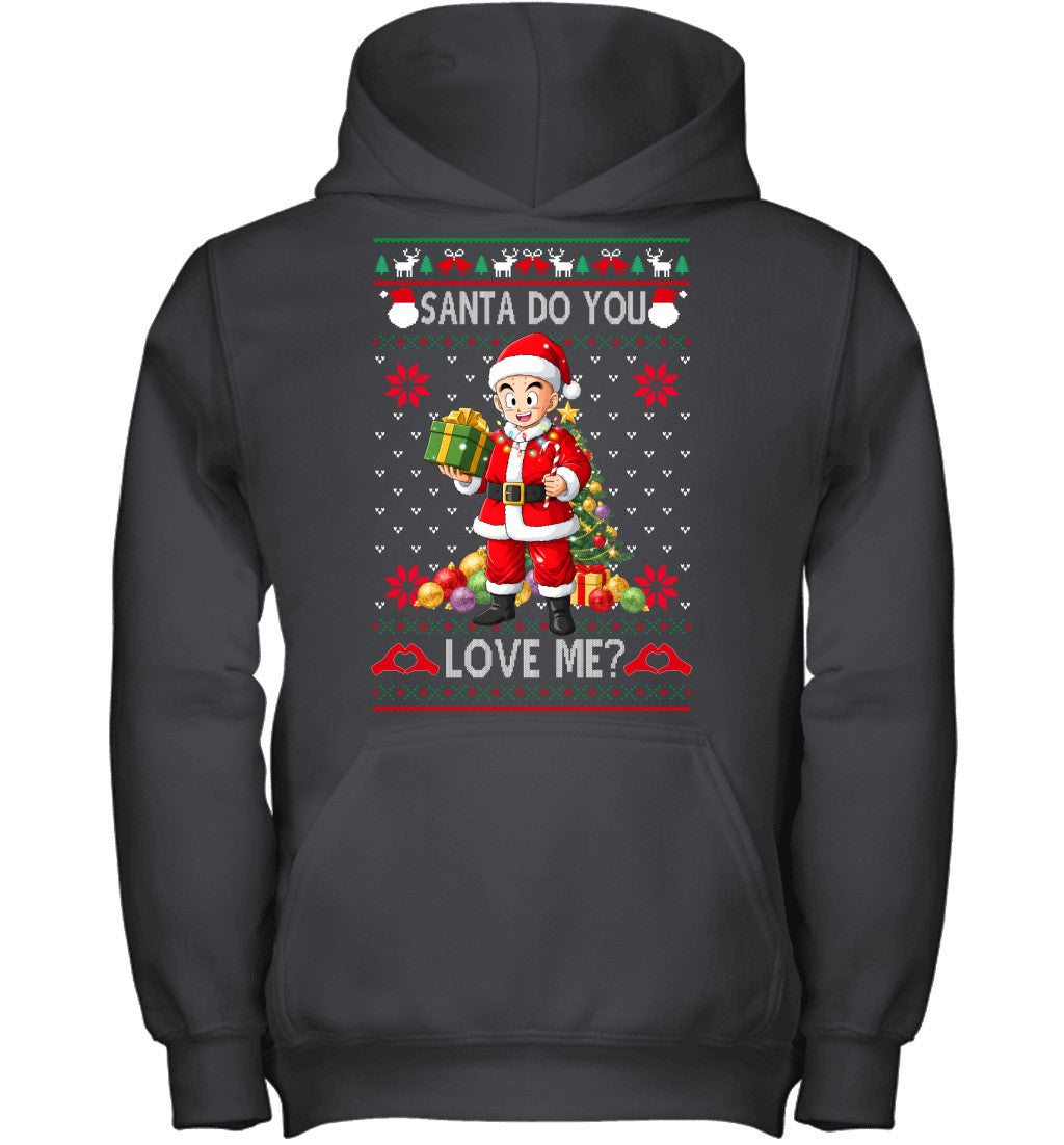 Krillin Dragon Ball Santa Do You Love Me Ugly Christmas T-Shirt