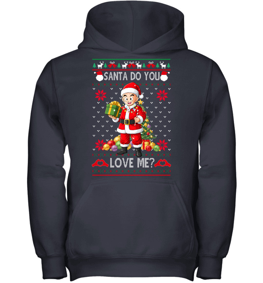 Krillin Dragon Ball Santa Do You Love Me Ugly Christmas T-Shirt