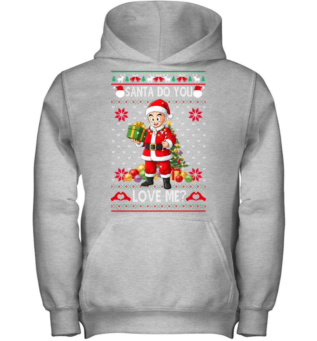 Krillin Dragon Ball Santa Do You Love Me Ugly Christmas T-Shirt