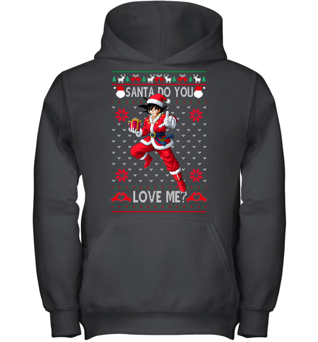Son Goku Dragon Ball Santa Do You Love Me Ugly Christmas T-Shirt