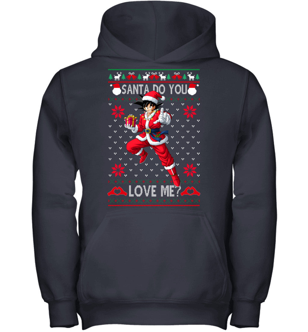 Son Goku Dragon Ball Santa Do You Love Me Ugly Christmas T-Shirt