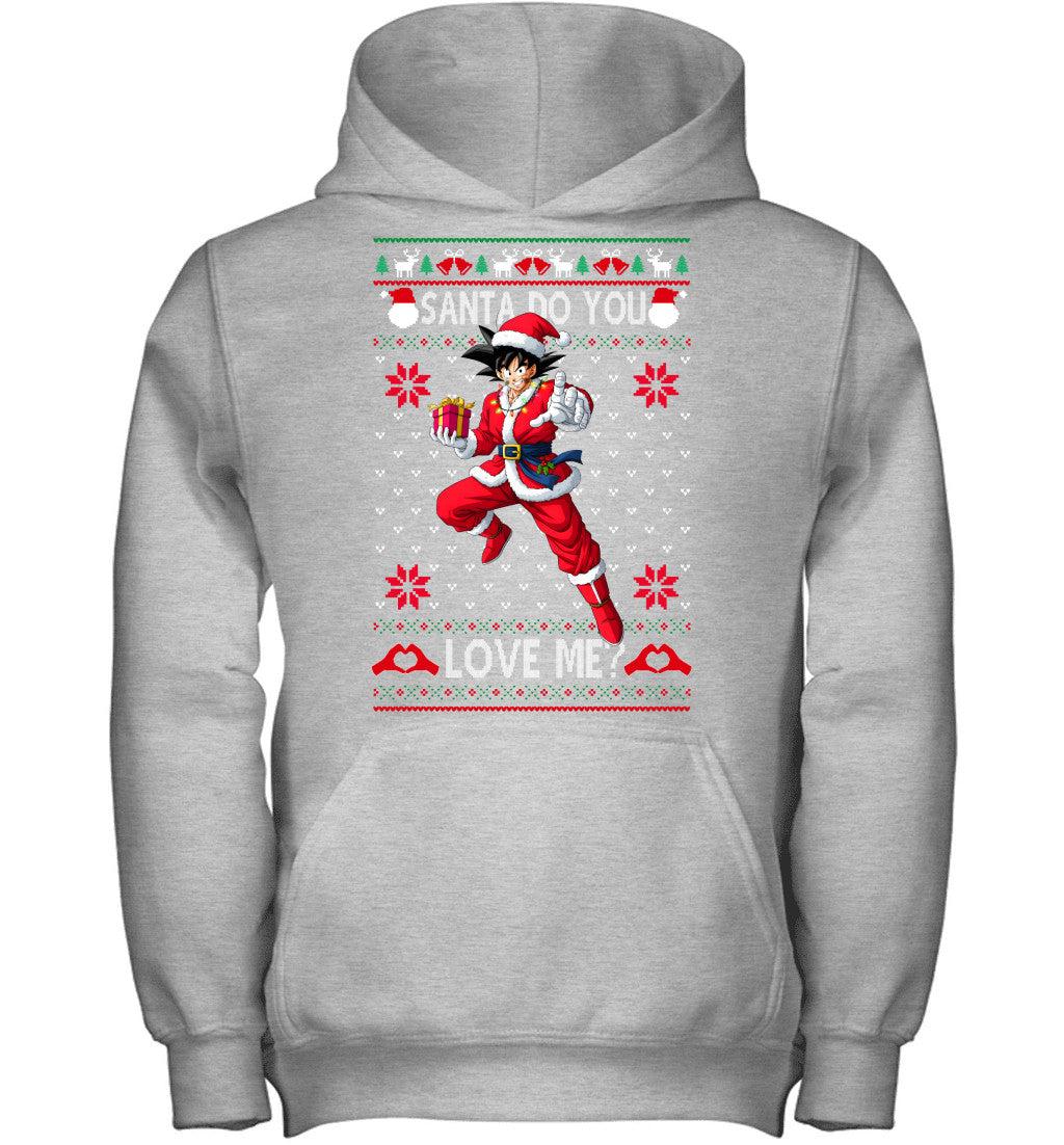 Son Goku Dragon Ball Santa Do You Love Me Ugly Christmas T-Shirt