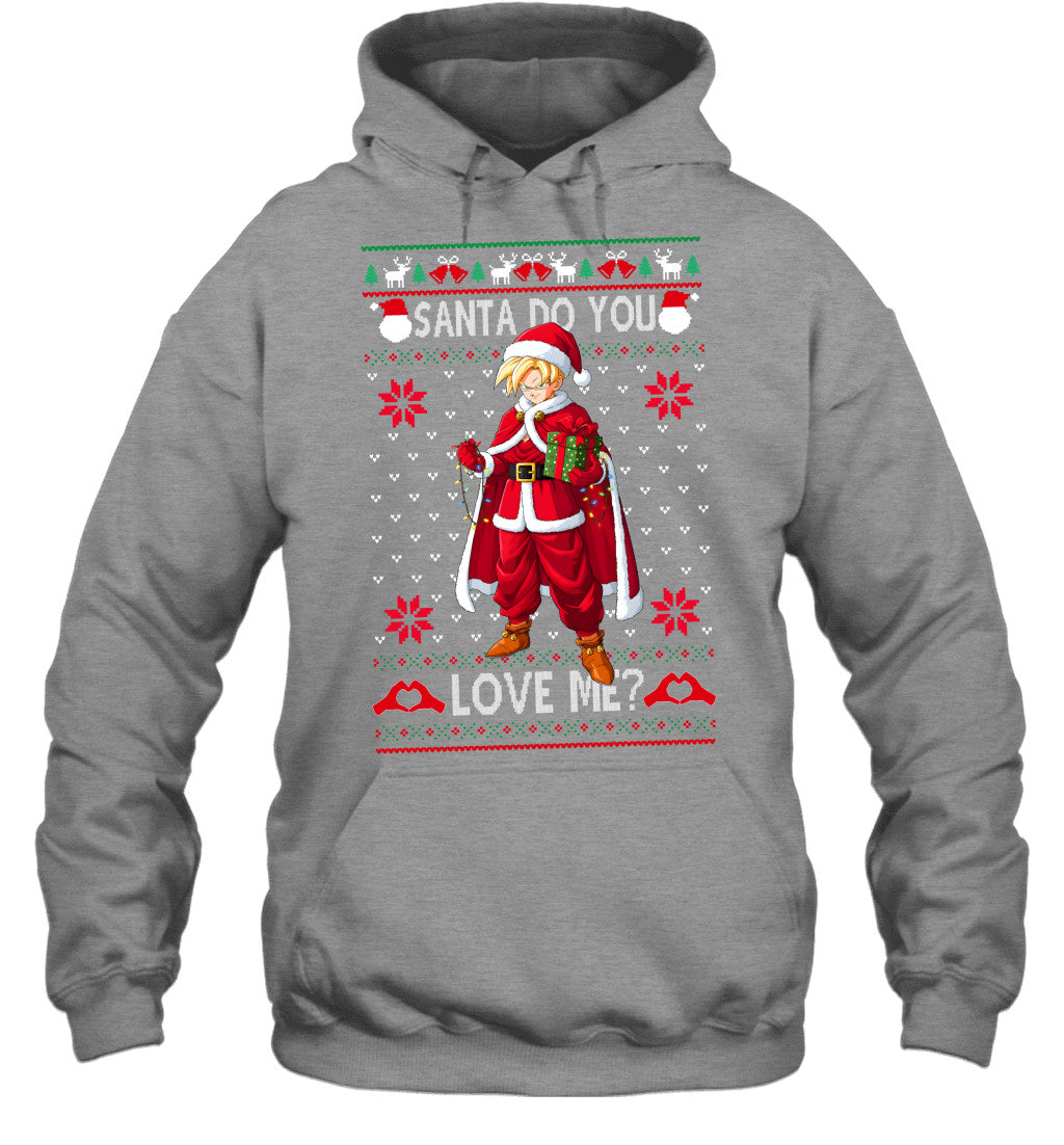 Son Gohan Dragon Ball Santa Do You Love Me Ugly Christmas T-Shirt