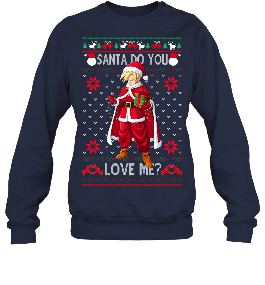 Son Gohan Dragon Ball Santa Do You Love Me Ugly Christmas T-Shirt