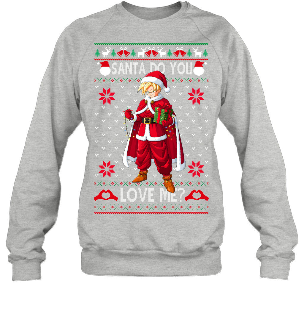 Son Gohan Dragon Ball Santa Do You Love Me Ugly Christmas T-Shirt