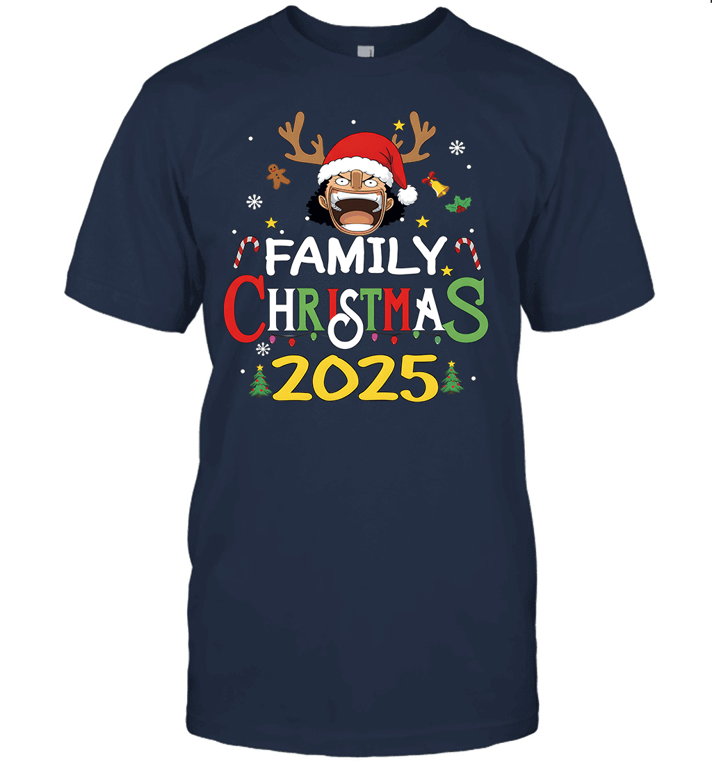 Merry Christmas 2025 With Chopper – Family Holiday Vibes Graphic T-shirt