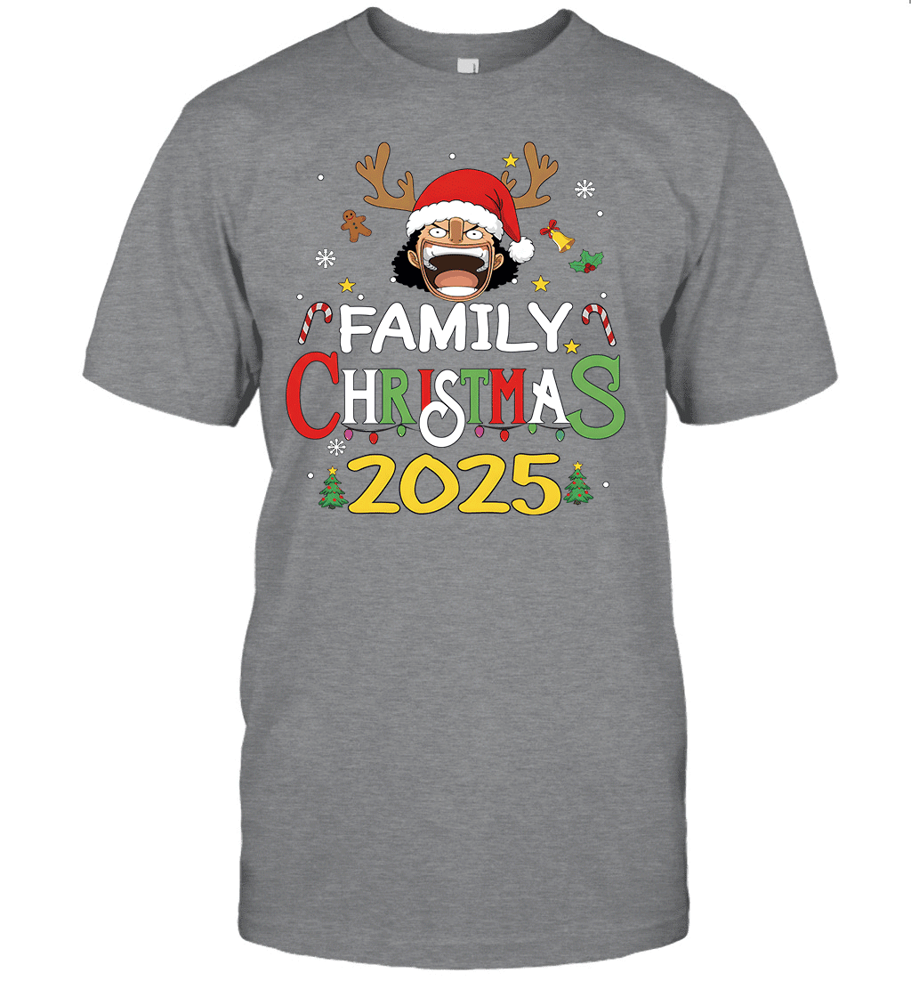 Merry Christmas 2025 With Chopper – Family Holiday Vibes Graphic T-shirt