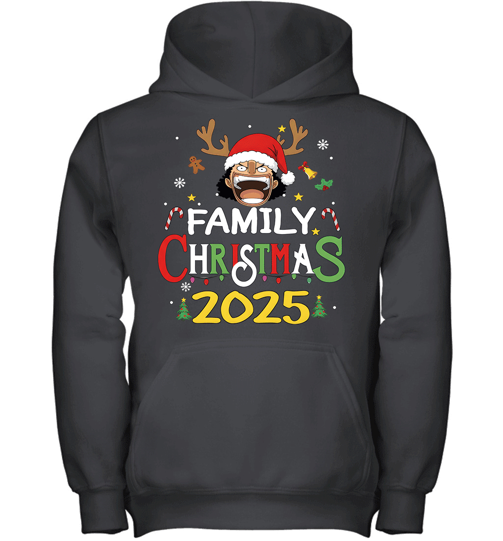 Merry Christmas 2025 With Chopper – Family Holiday Vibes Graphic T-shirt