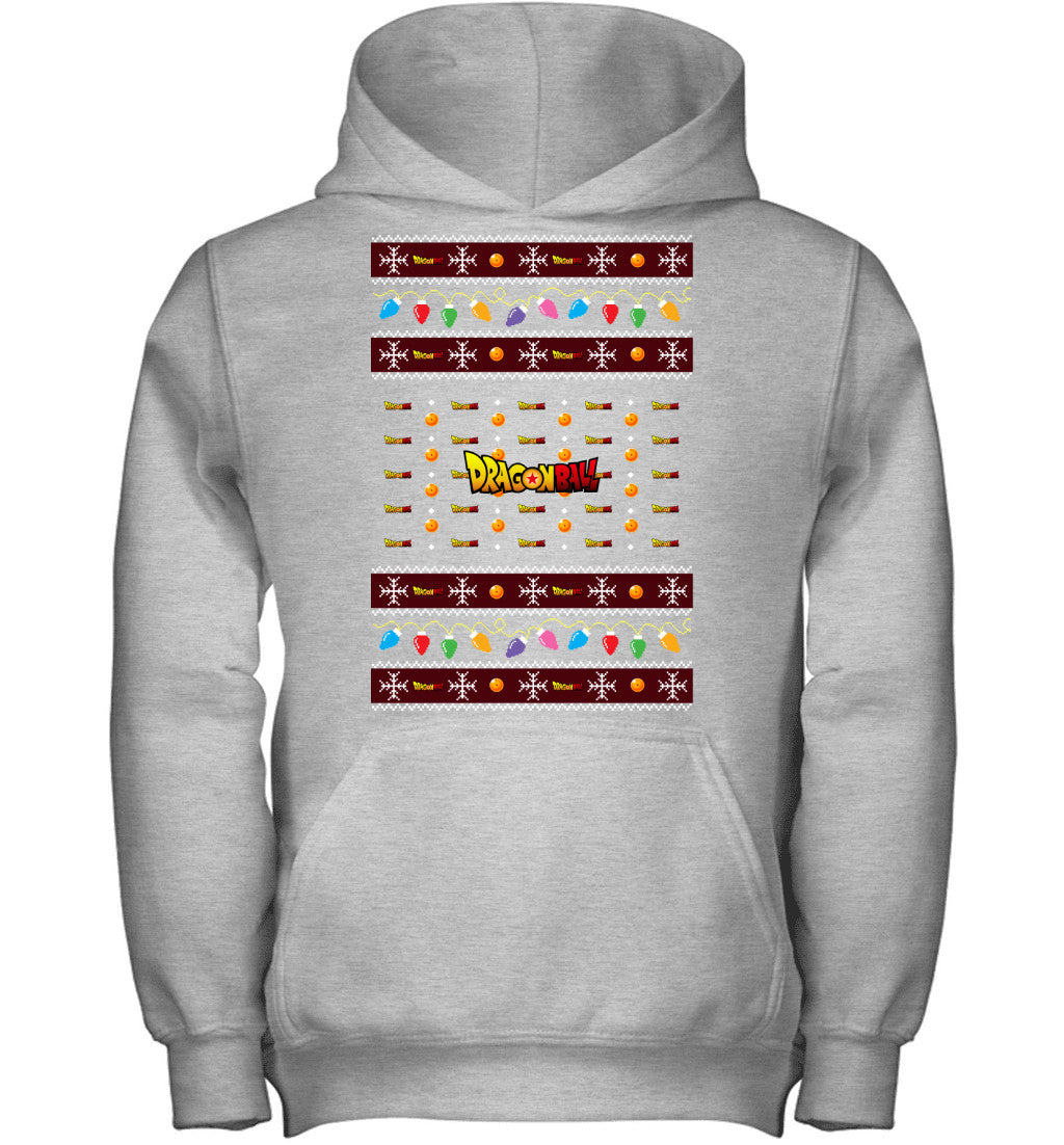 Dragon Ball Holiday Lights Ugly Christmas T-Shirt
