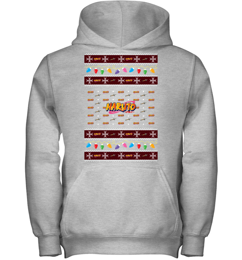 Naruto Holiday Lights Ugly Christmas T-Shirt