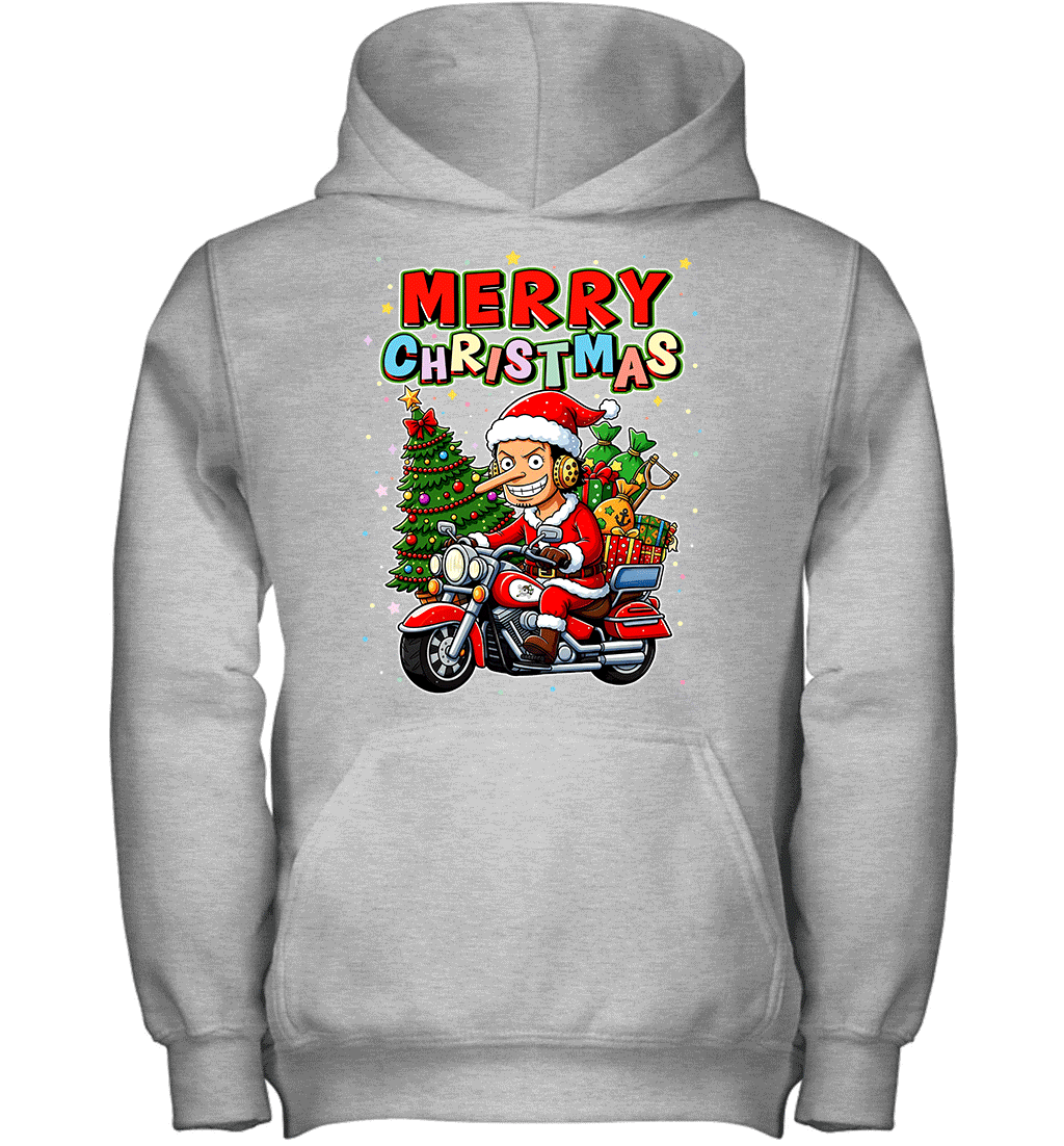 Chopper Merry Ride – One Piece Christmas Graphic T-shirt