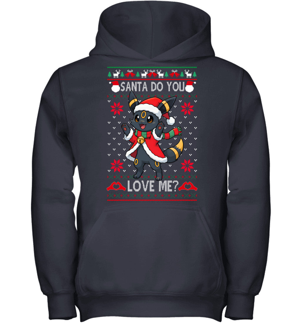 Umbreon Pokemon Santa Do You Love Me Ugly Christmas T-Shirt