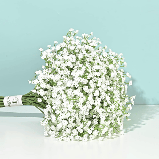 6pcs White Baby's Breath Artificial Flowers