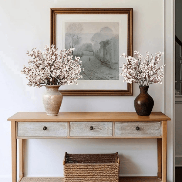 8 Bundles White Baby’s Breath Artificial Flowers