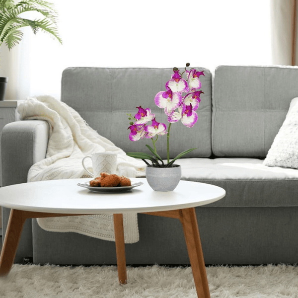 Purple Artificial Orchid Flowers