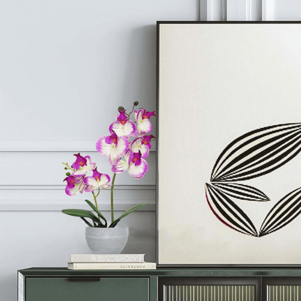 Purple Artificial Orchid Flowers