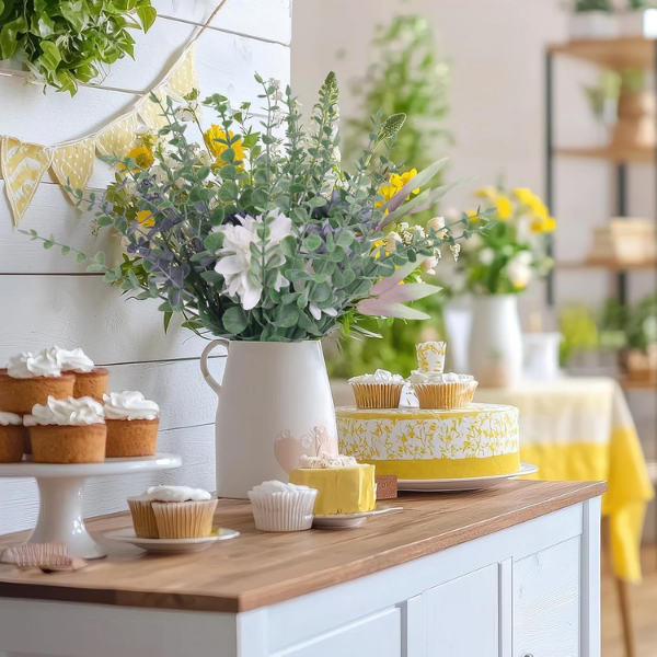 24pcs Artificial Eucalyptus Leaves