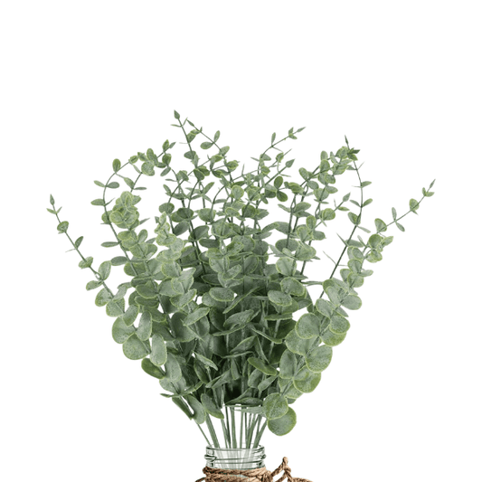 20pcs Artificial Eucalyptus Stems – Realistic Greenery Leaves